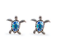 Sea Turtle Opal Earrings